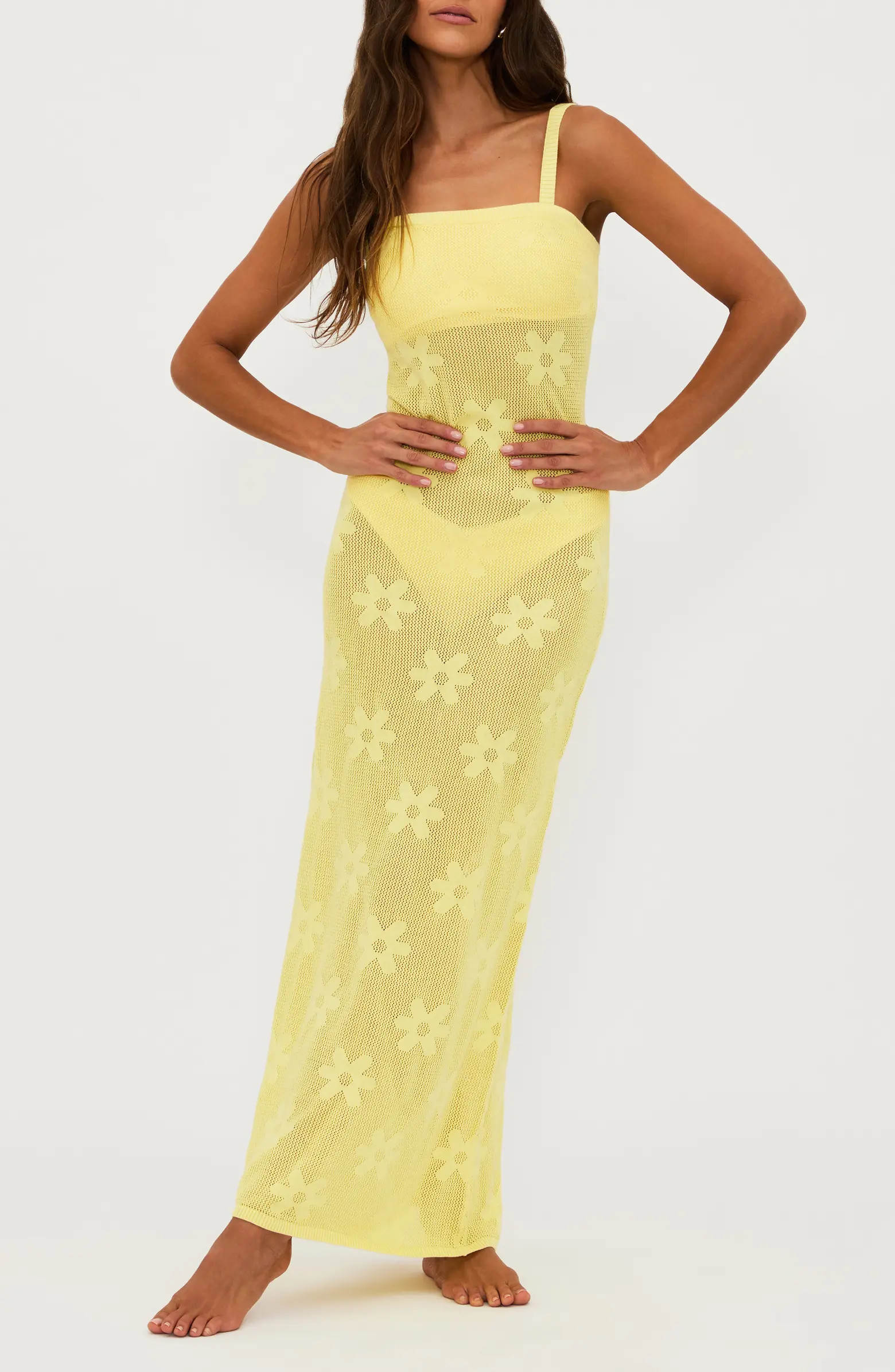 Beach Riot Conrad Sheer Cover-Up Maxi Dress | Nordstrom | Nordstrom