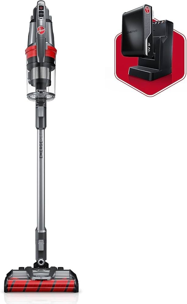 Hoover ONEPWR WindTunnel Emerge Pet Cordless Lightweight Stick Vacuum Cleaner, with Above Floor C... | Amazon (US)