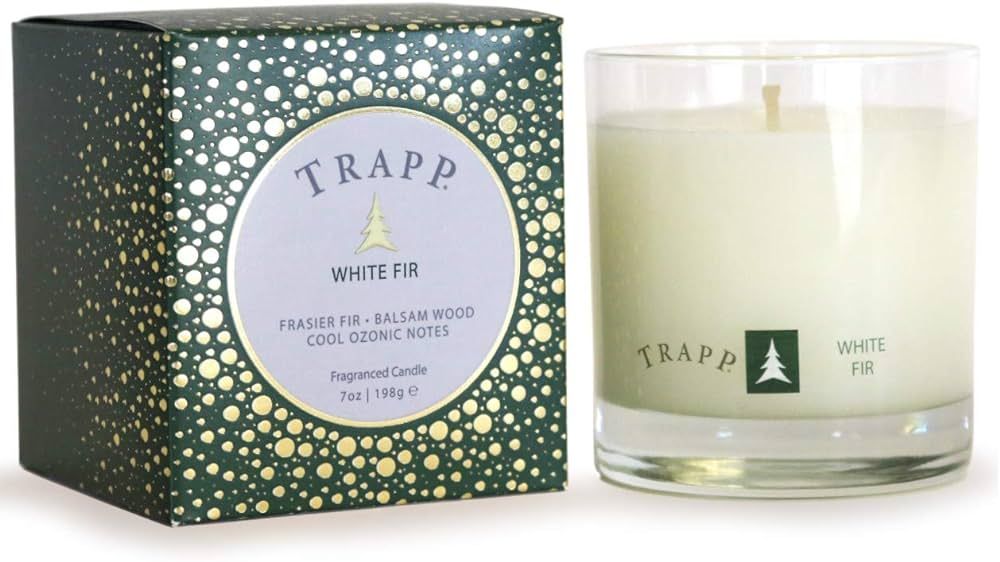 Trapp Seasonal Collection White Fir Poured Scented Candle, 7-Ounce | Amazon (US)