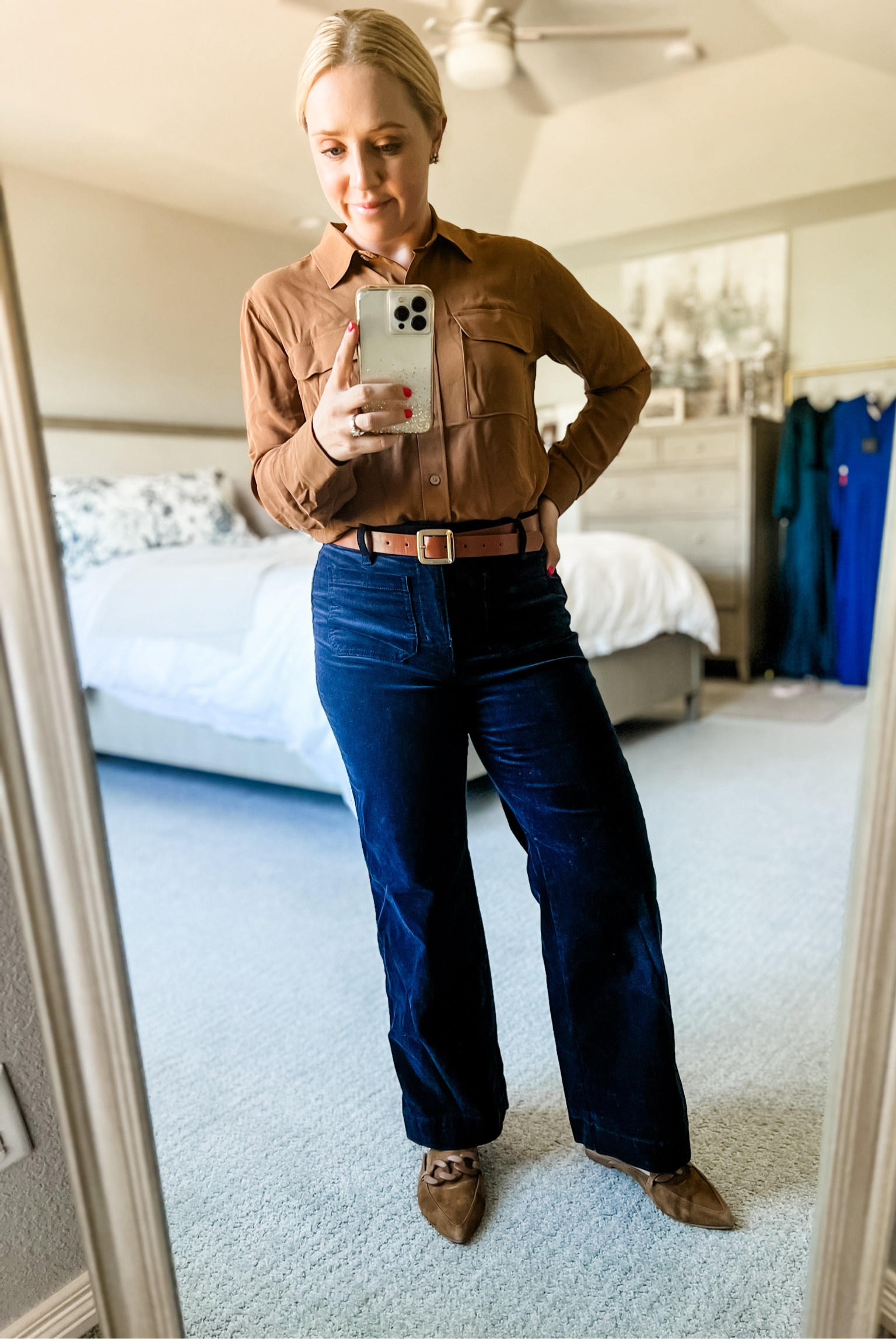Linking lots of corduroy pant options for fall and this camp shirt! Shirt color is last year, but it’s a closet staple of mine and I wear xs regular or small petite. 
Fall outfit, corduroy pants, petite outfit, petite pants, fall outfits. 

#LTKFindsUnder100 #LTKSaleAlert
