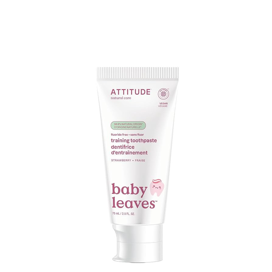 Attitude Baby and Child Fluoride-Free Training Toothpaste, EWG Verified, Naturally Derived Ingred... | Amazon (US)