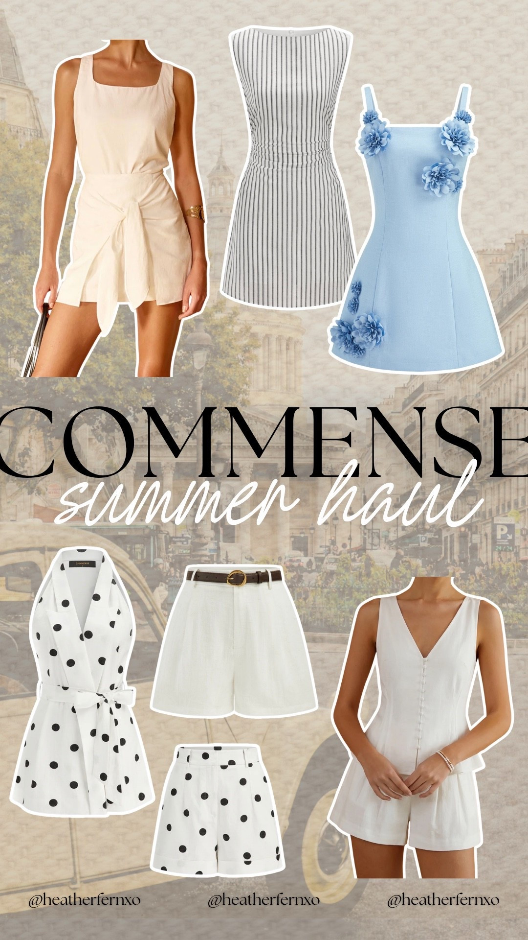 @Commense has the cutest things right now! I am obsessed and can’t wait to wear all of these this summer. 
Sizing Details: everything runs TTS! I bought all of these in a size small except for the blue dress. I wish I would have done a small instead of the medium.

#LTKootd #LTKTravel #LTKgrwm