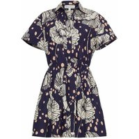 Asbury Mini Dress Dotted Flora Navy | Size: S | Color: Dotted Flora Navy | Curio