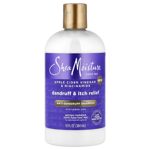 SheaMoisture, Anti-Dandruff Shampoo, Apple Cider Vinegar & Niacinamide, 13 fl oz (384 ml) | iHerb