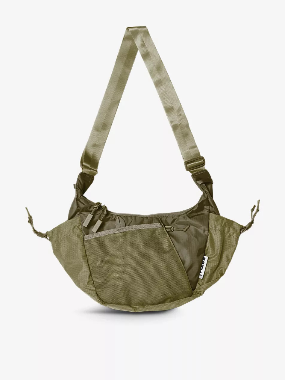Crescent-Shape Woven Cross-Body Bag | Selfridges