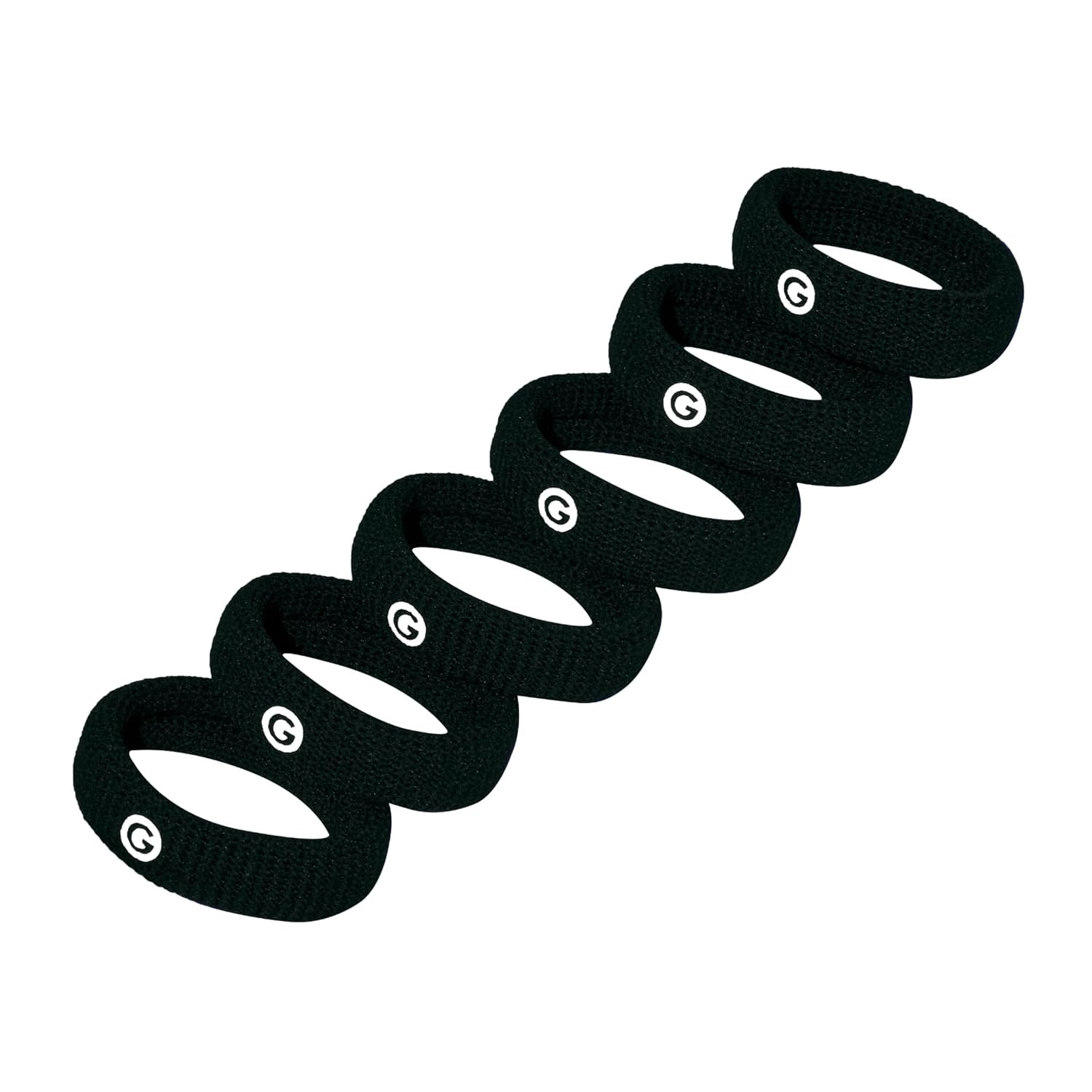 Gimme Beauty Bounce Back Hair Ties, Extra Stretch, Black, 6 Pack | Amazon (US)
