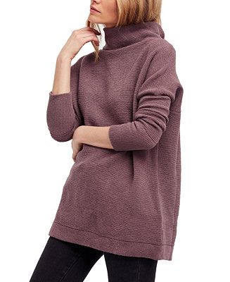 Free People Ottoman Ribbed Tunic Sweater & Reviews - Sweaters - Women - Macy's | Macys (US)