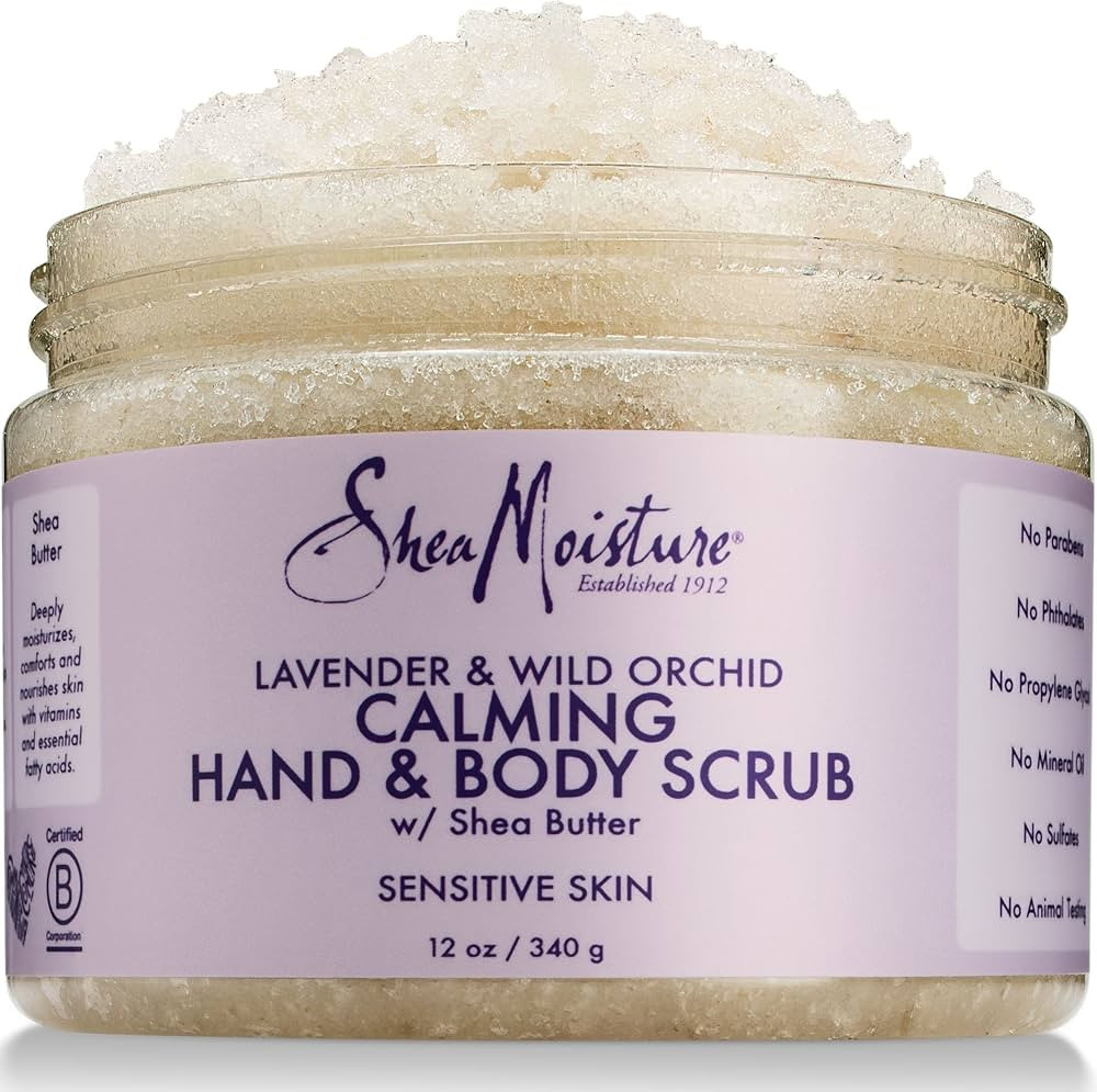Shea Moisture Lavender & Wild Orchid Hand & Body Scrub 12 Ounce (U-BB-2934) | Amazon (US)