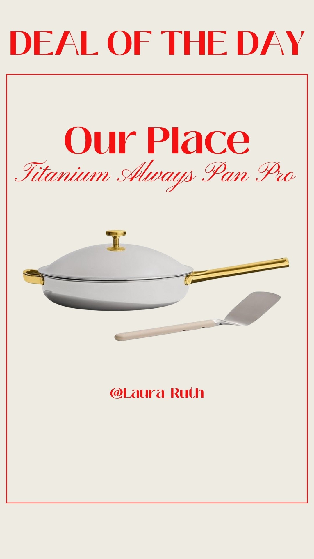 Today’s Amazon Black Friday pick: the Our Place Titanium Always Pan Pro! This 27cm, no-coating nonstick skillet gives you amazing sears, easy cleanup, and long-lasting durability. It’s perfect for everyday cooking from eggs to stir-fries and replaces multiple pans in one gorgeous design. If you’ve been wanting a truly do-it-all skillet, this deal is definitely worth grabbing during the sale! 👩‍🍳🤍✨ 

#LTKCyberWeek #LTKhome #LTKgiftguide