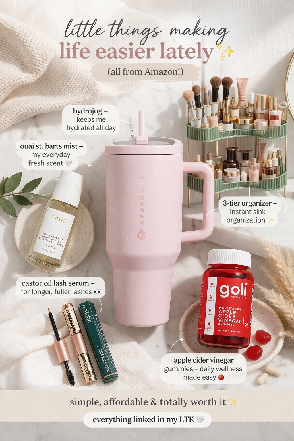 Lately I’ve been all about making life feel a little easier… 🤍

Nothing crazy, just small things that actually help day to day 👏

Because let’s be real… we’re all doing a lot 😅

These have been my current little favorites lately ✨

Everything is linked in my LTK 🤍

#LTKmomlife #LTKdayinmylife #LTKmorningroutine