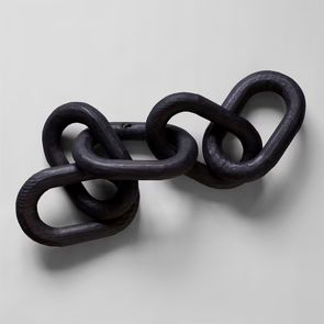 Charcoal Wood Chain, Large Link | Bloomist