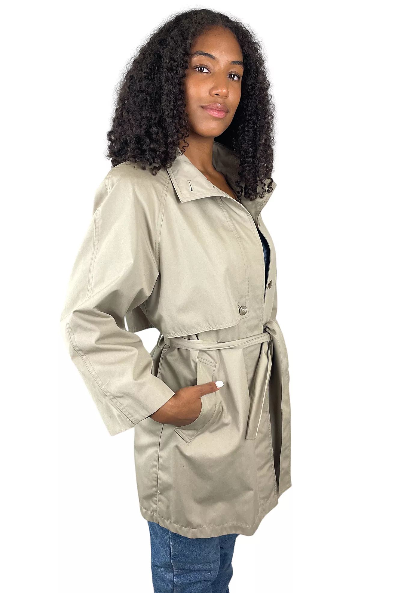 Vintage London Fog Khaki Trench Selected By Ankh By Racquel Vintage | Free People (Global - UK&FR Excluded)