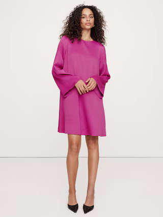 Italian Satin Mini Dress | Banana Republic (US)