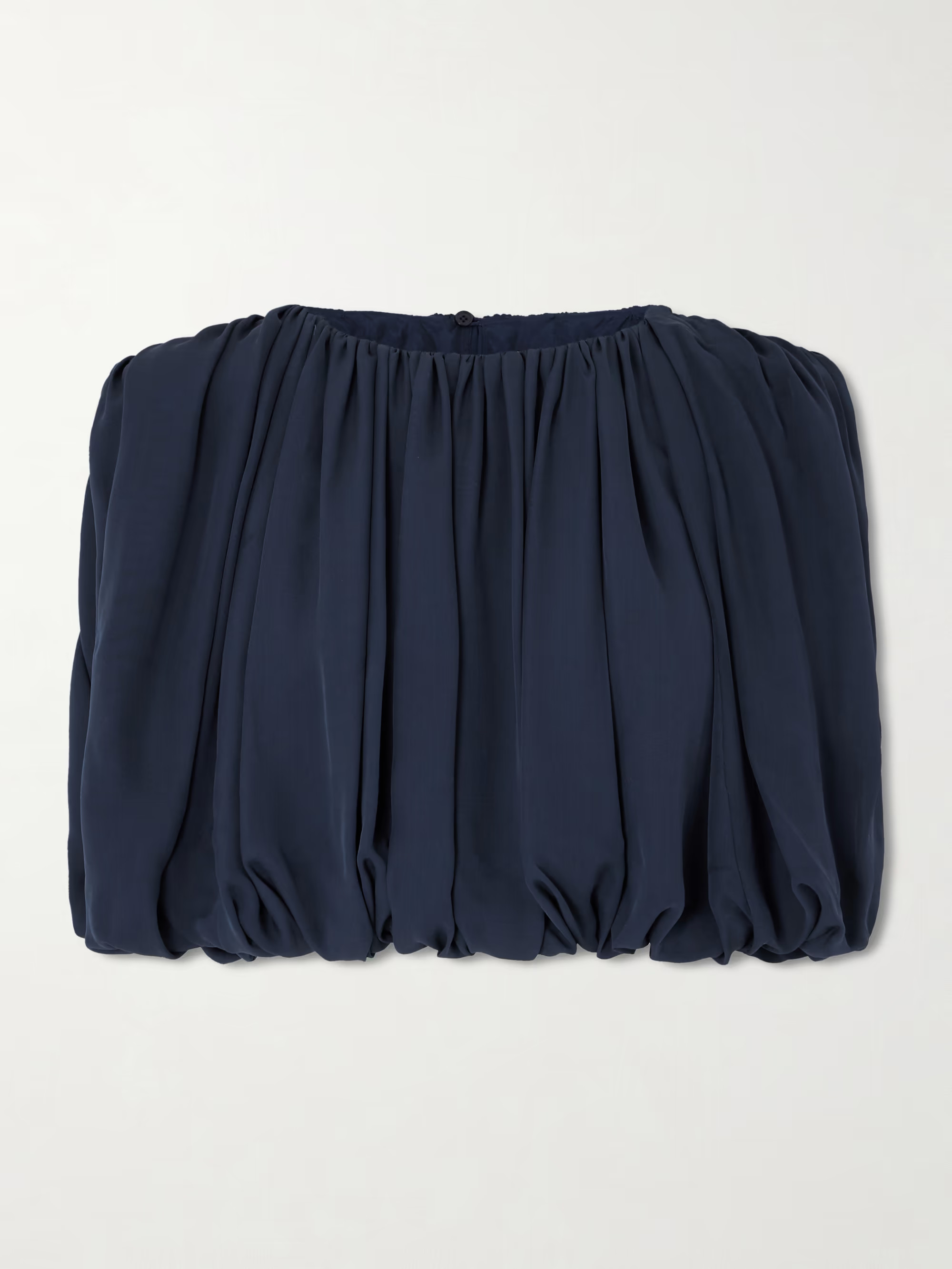 Penelope pleated silk-crepe top | NET-A-PORTER (US)