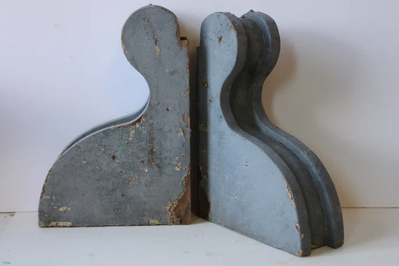 2 Antique Wood Corbel Brackets Architectural Salvage Chippy | Etsy | Etsy (US)