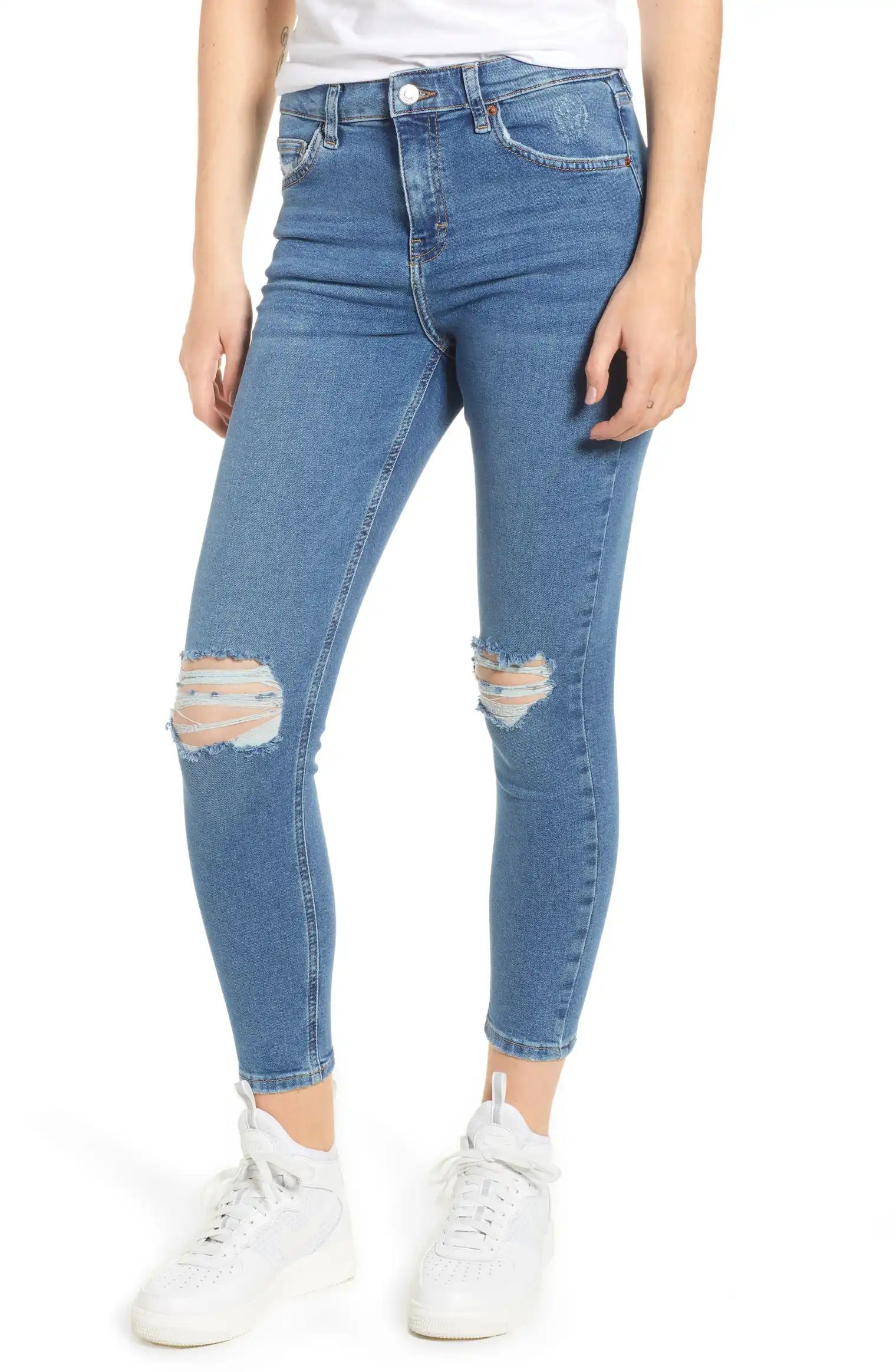 Topshop Jamie High Waist Ripped Jeans | Nordstrom | Nordstrom