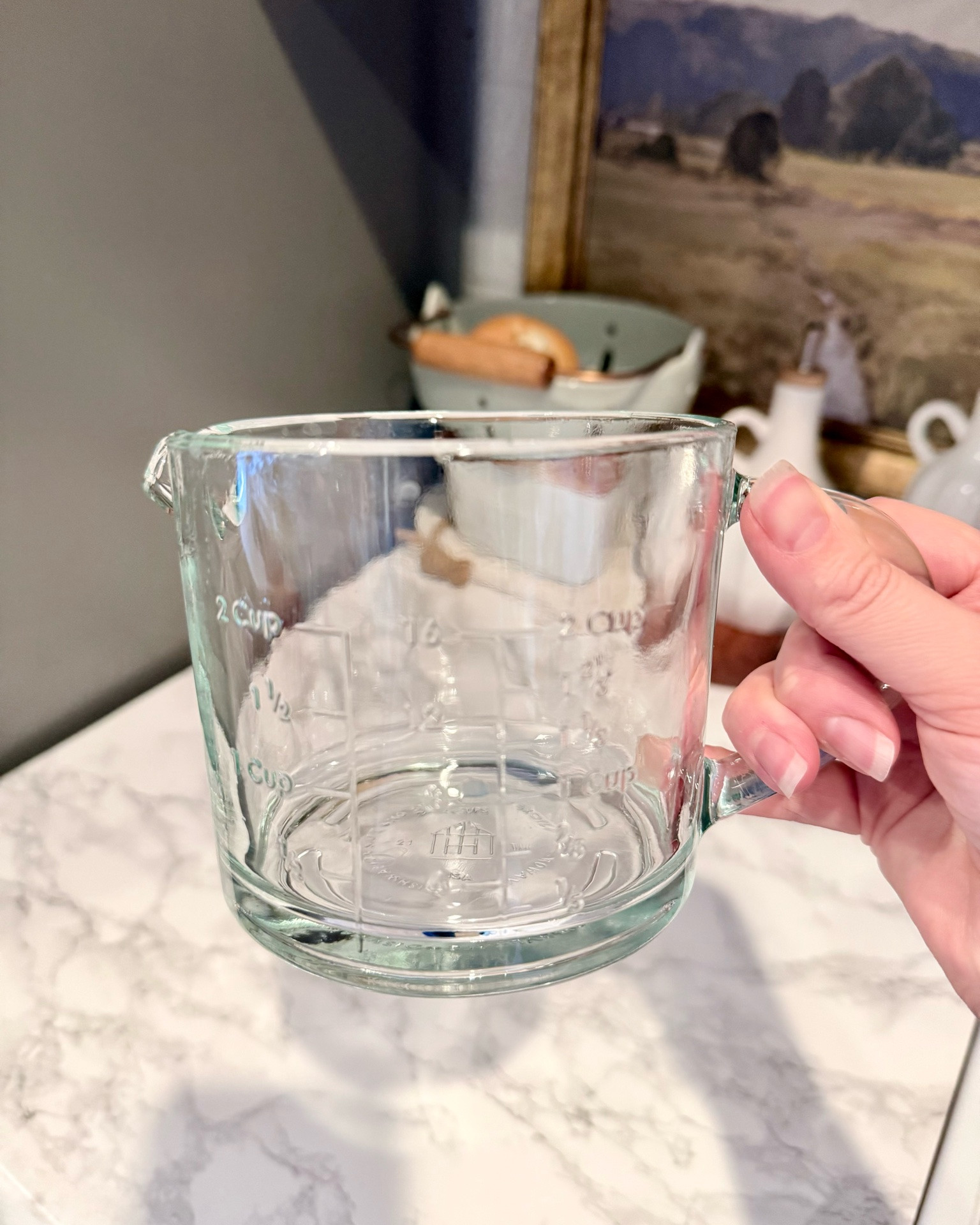 2 Cup Glass Measuring Cup - Hearth & Hand with Magnolia brand. So useful in the kitchen. It’s great quality, thick glass and the numbers are etched.

#LTKSeasonal #LTKHome #LTKmomlife