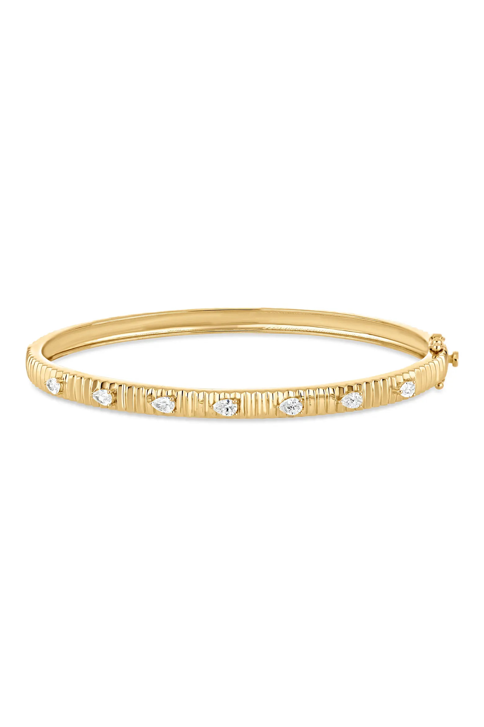 18K Gold Cleo Diamond Bangle Bracelet (Online Trunk Show) (Women) | Nordstrom | Nordstrom
