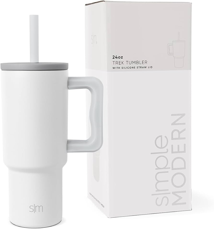 Simple Modern Kids 24 oz Tumbler with Handle and Silicone Straw Lid | Spill Proof and Leak Resist... | Amazon (US)