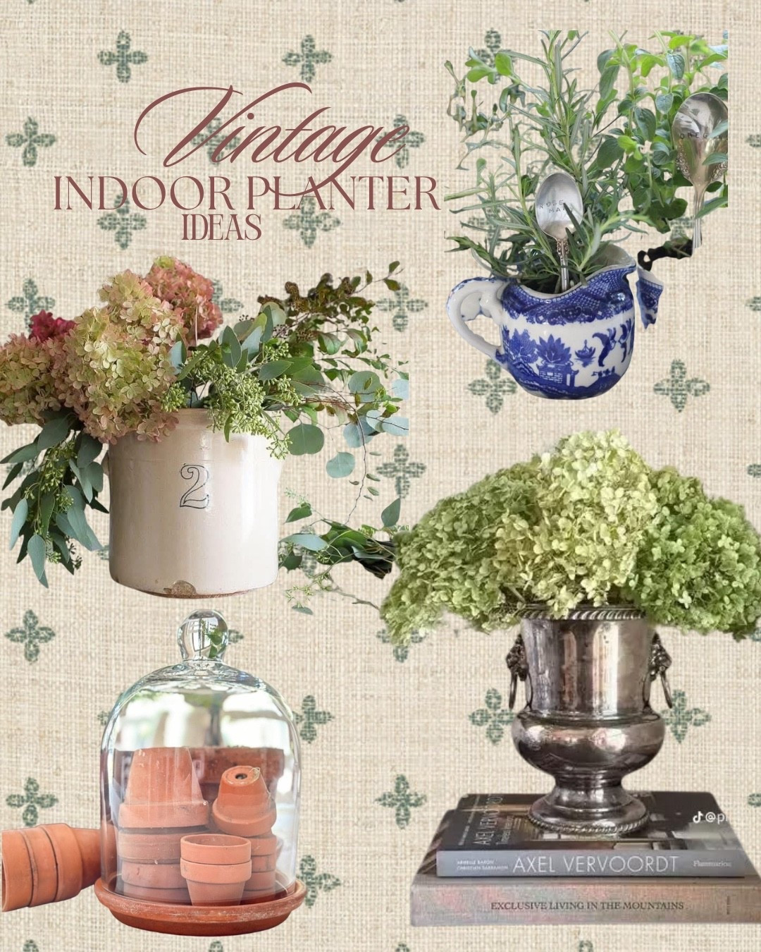 my favorite way to add instant character to your space is with vintage vessels! silver champagne buckets, antique crocks, and blue willow teacups are just some ways to add instant charm. And a quick tip: 2-gallon crocks are the perfect oversized pots for indoor trees

 #antiquehome #curated #collected #plantingseason

#LTKstorytime #LTKHome #LTKSeasonal
