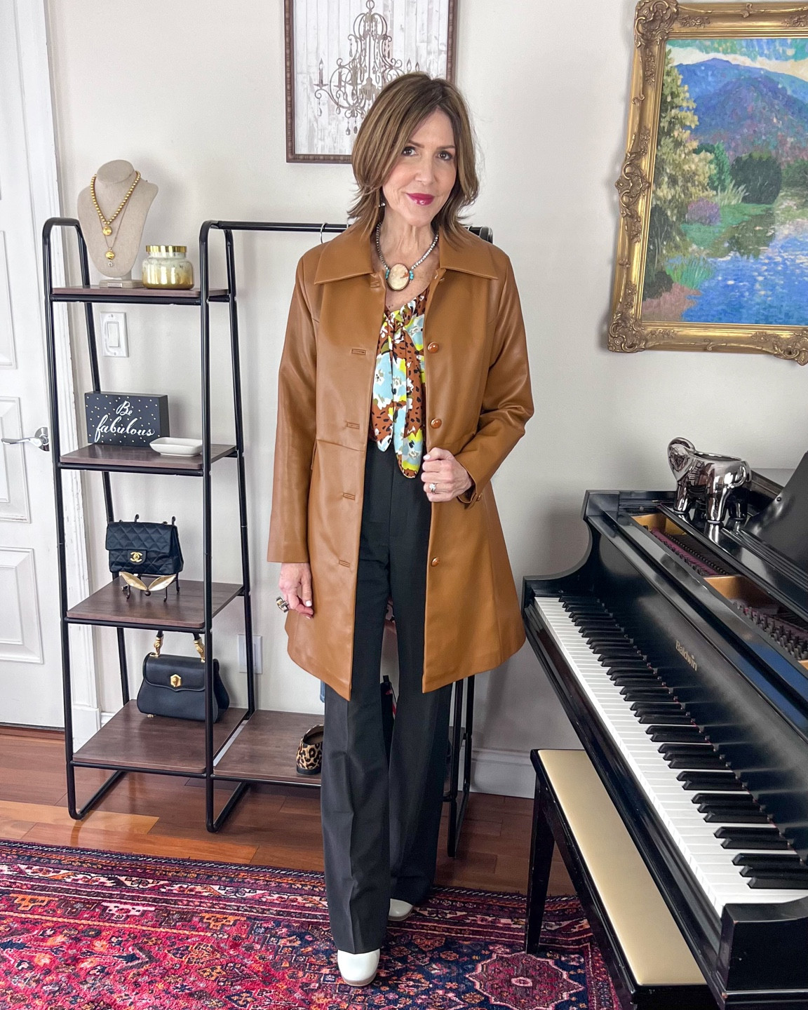 Sharing this amazing outfit from the new Spring 24’ cabi collection. This outfit is perfect for work. My favorite piece is this faux leather statement coat. 

cabi spring 24 collection, cabi clothing, cabi outfits, cabi spring collection, 

#LTKstyletip #LTKworkwear #LTKover40