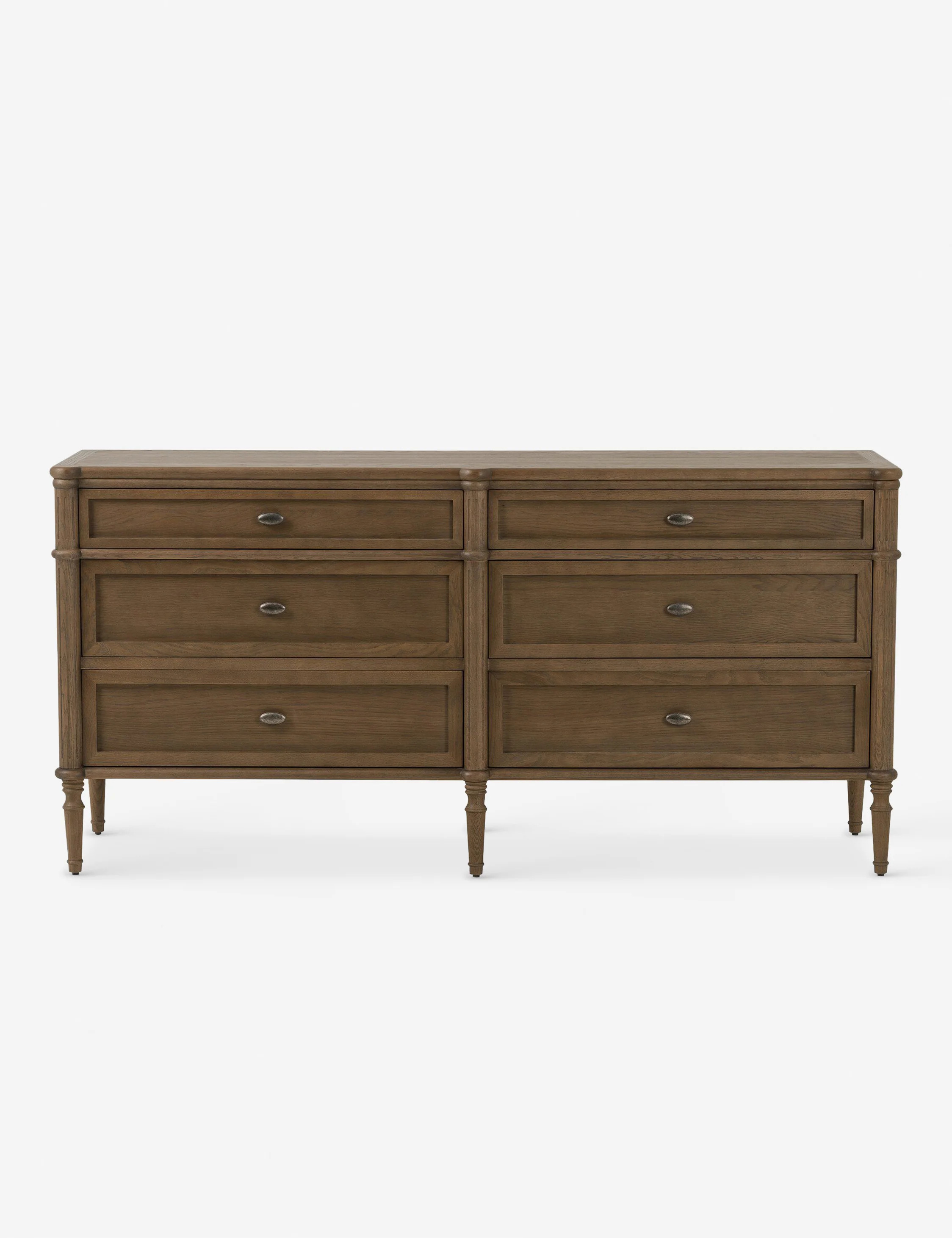 Delancey 6-Drawer Dresser, Brown | Lulu and Georgia 