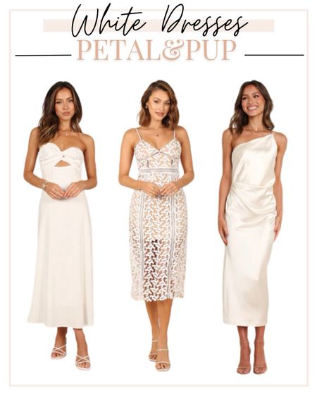 Check out these beautiful white dresses 

White dress, bridal shower dress, wedding dress, wedding reception dresses, engagement dresses, maxi dress, midi dress, mini dress, pastel dress, baby shower dress, semi-formal dress, formal dress, cocktail dress, date night outfit, date night dress, vacation outfit, vacation dress, resort dress, bachelorette dress 

#LTKwedding #LTKstyletip #LTKtravel