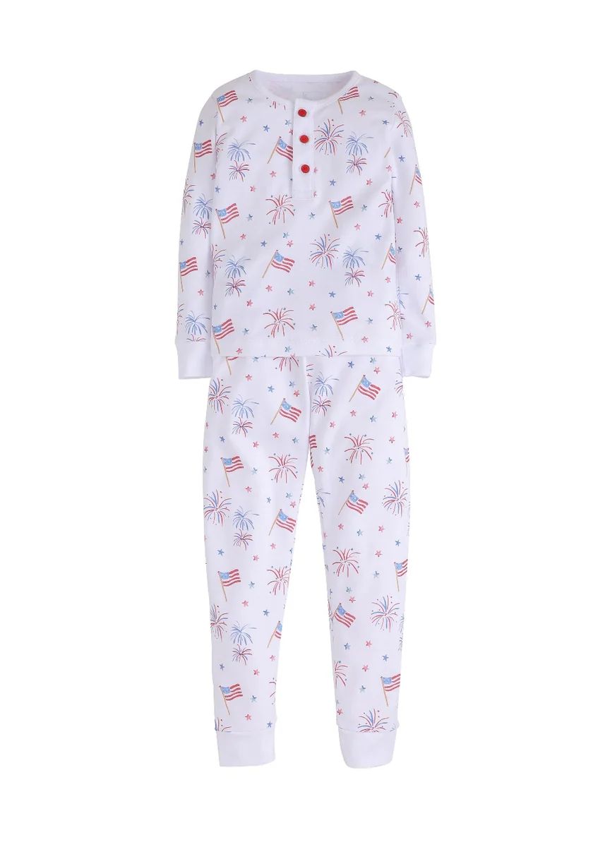 Boy Printed Jammies - Flags | Little English