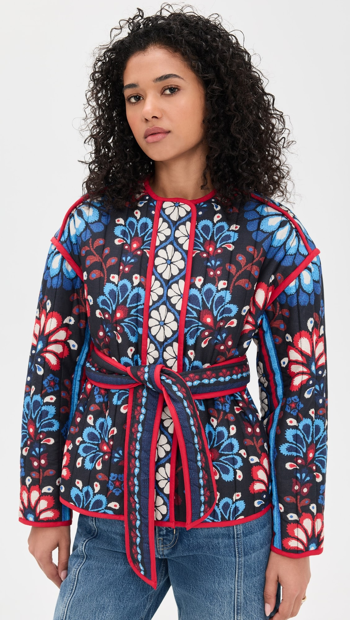 Latina Scarf Black Jacket | Shopbop