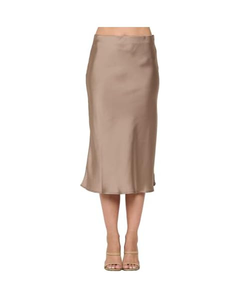 The Drop Women's Maya Silky Slip Skirt | Amazon (US)