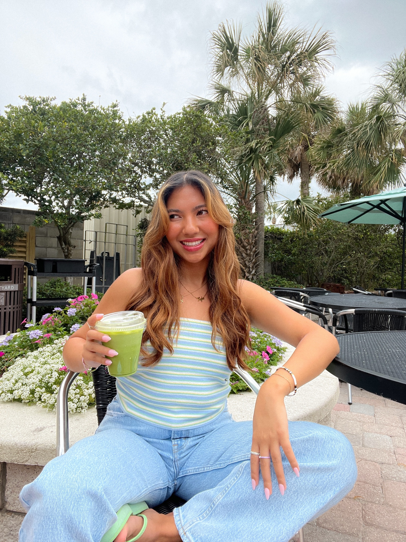 Spring outfit! A simple tube top and jeans

-djerf avenue slushie tube top
-abercrombie high waisted 90s straight jeans
-havainas green platform flip flops

*spring fashion, spring trends, colorful style, spring outfit, outfit ideas, casual style

#LTKSeasonal #LTKunder50 #LTKstyletip