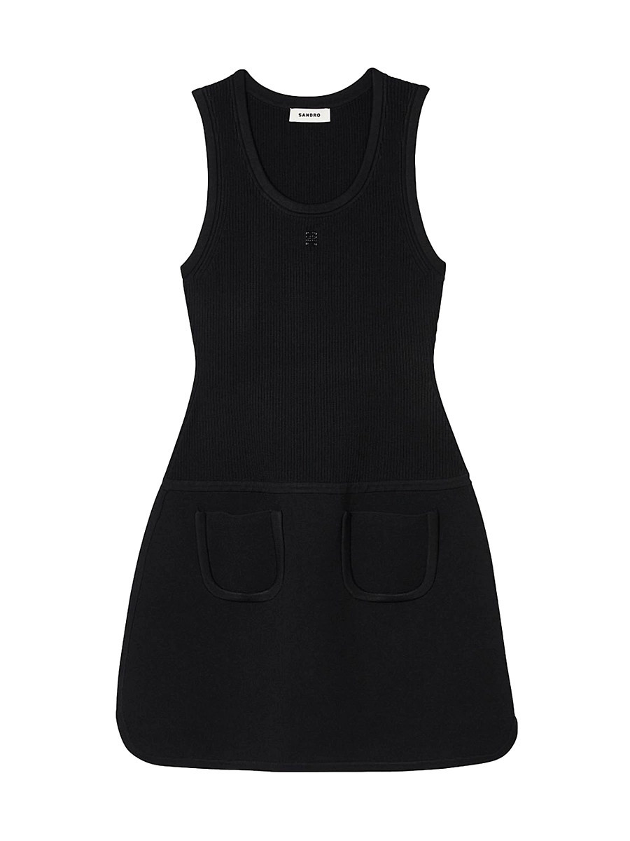 Women's Vest Top Dress - Black - Size 4 | Saks Fifth Avenue