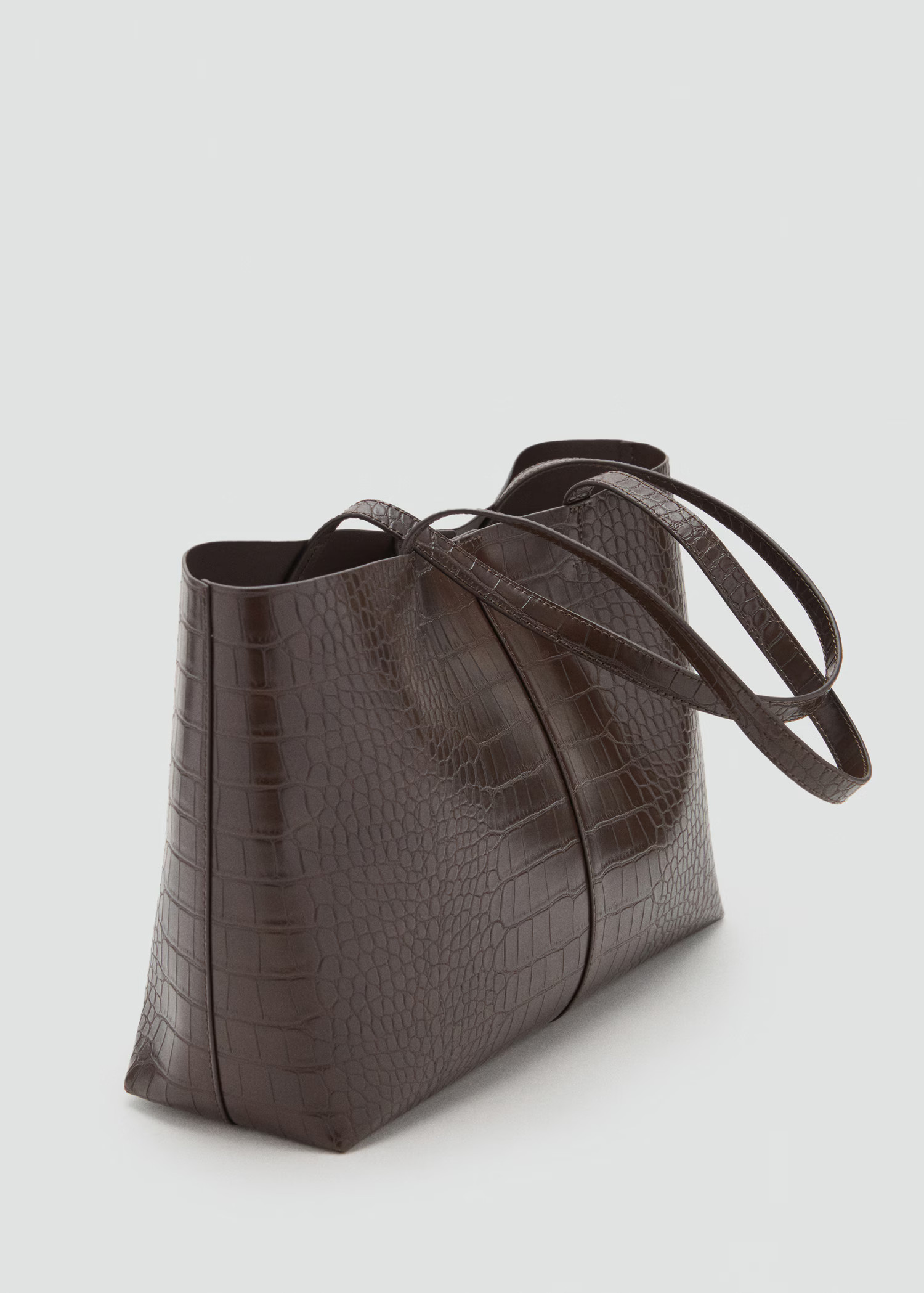 Shopper bag with double handle | MANGO (UK)