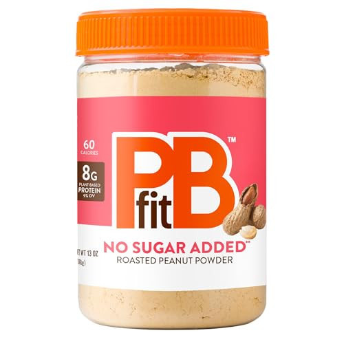 PBfit No Sugar Added Peanut Butter Powder, Powdered Peanut Butter Spread from Real Roasted Peanuts, 8g Protein, Made with Erythritol and Monk Fruit, 13 Ounce (Pack of 1) | Amazon (US)
