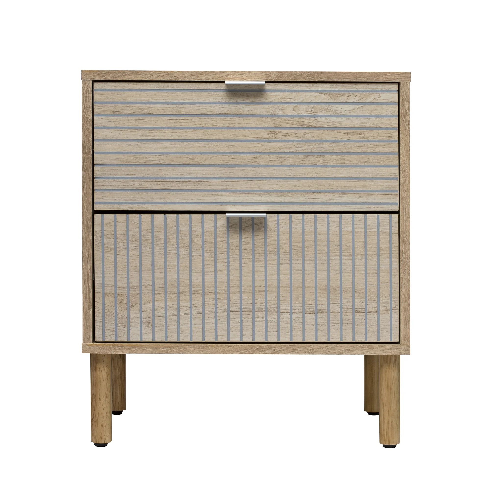 Merk Solid + Manufactured Wood Nightstand | Wayfair North America