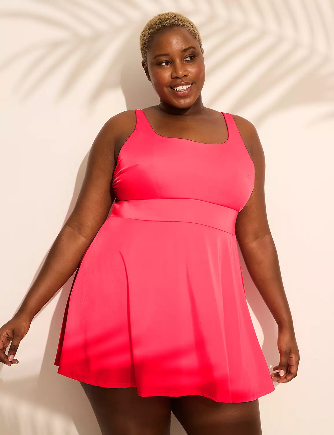 No-Wire Scoop-Neck Swim Dress | LaneBryant | Lane Bryant (US)