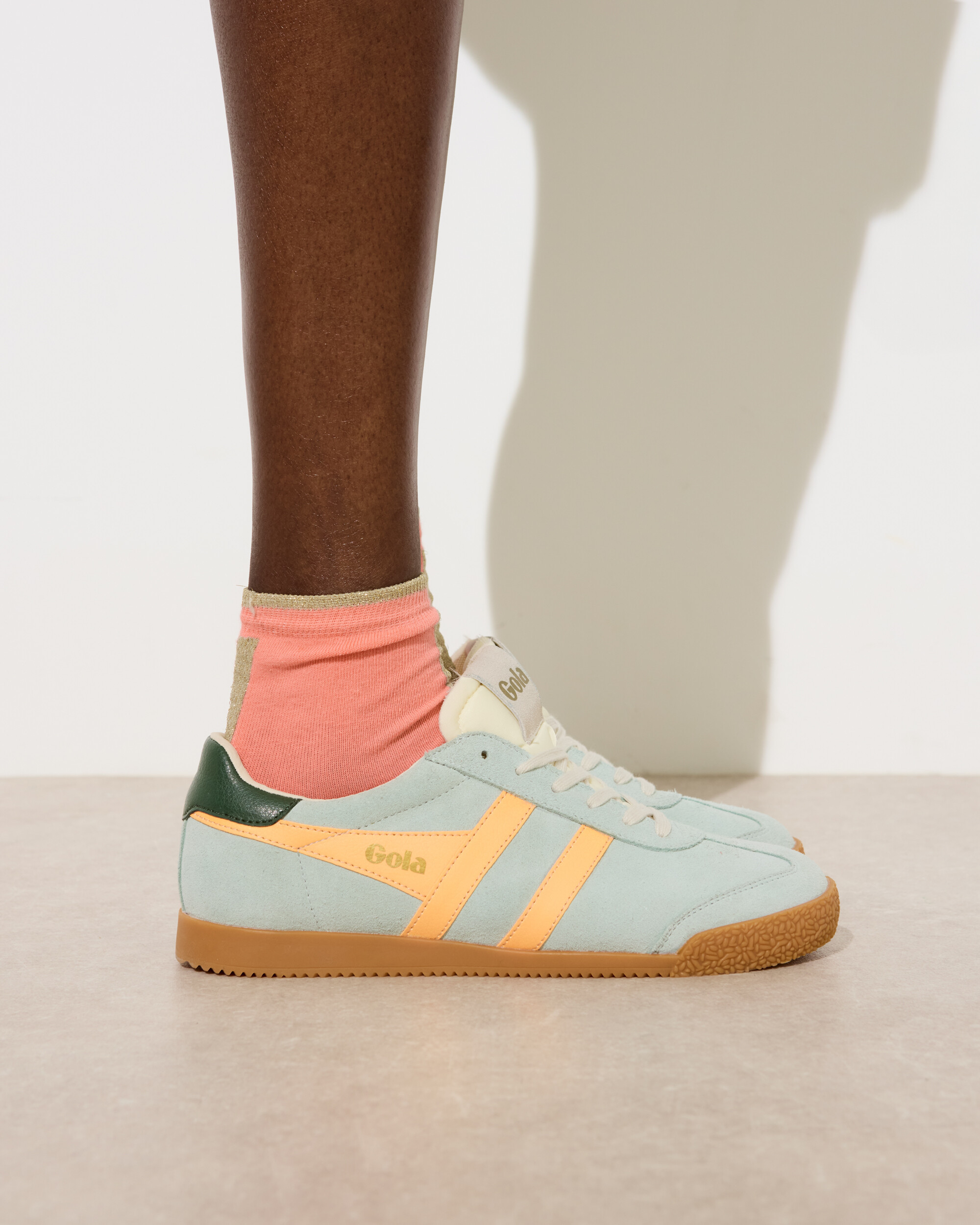 Gola x OB Exclusive Elan Mint Green Trainers | Oliver Bonas | Oliver Bonas (Global)