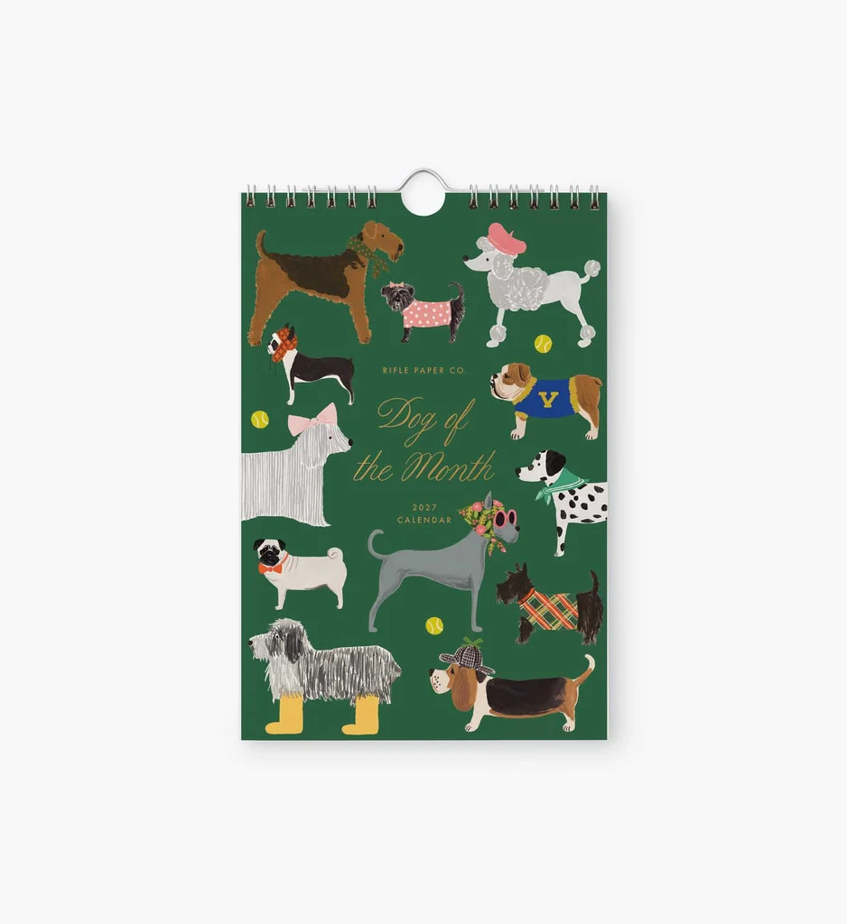 2027 Kitchen Calendar - Dog of the Month | Rifle Paper Co.
