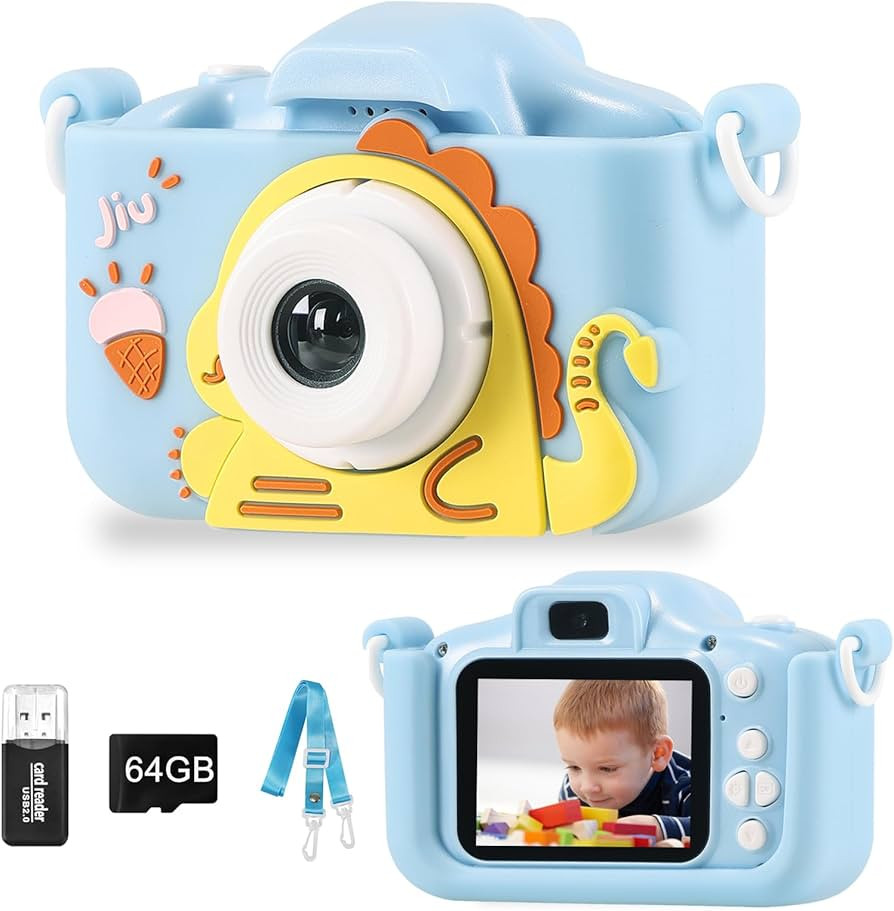 Upgrade Dinosaur Kids Camera, Toys for Boys Girls Age 3-9, HD Children Digital Video Cameras for ... | Amazon (US)