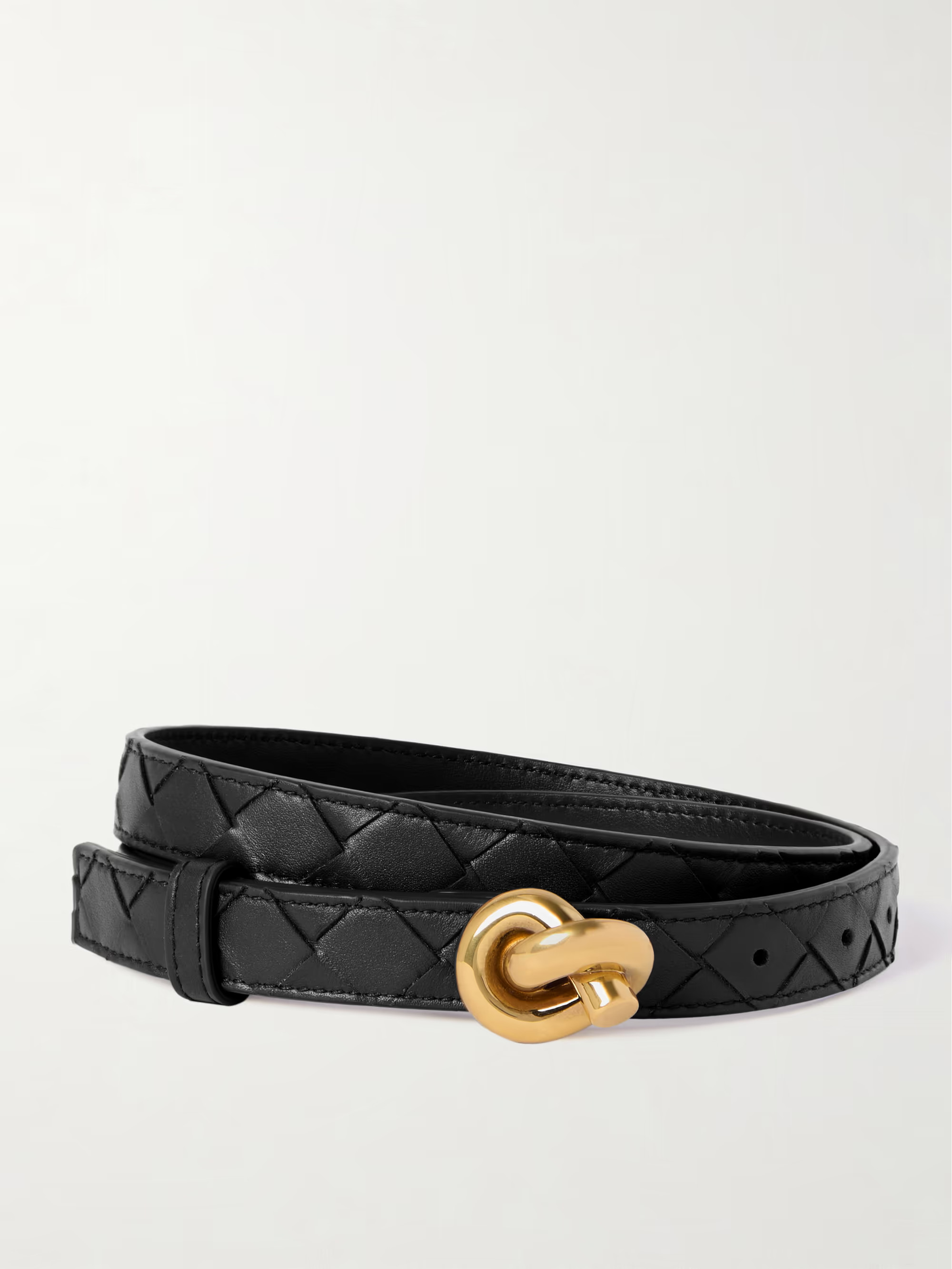 Knot Intrecciato leather belt | NET-A-PORTER (UK & EU)