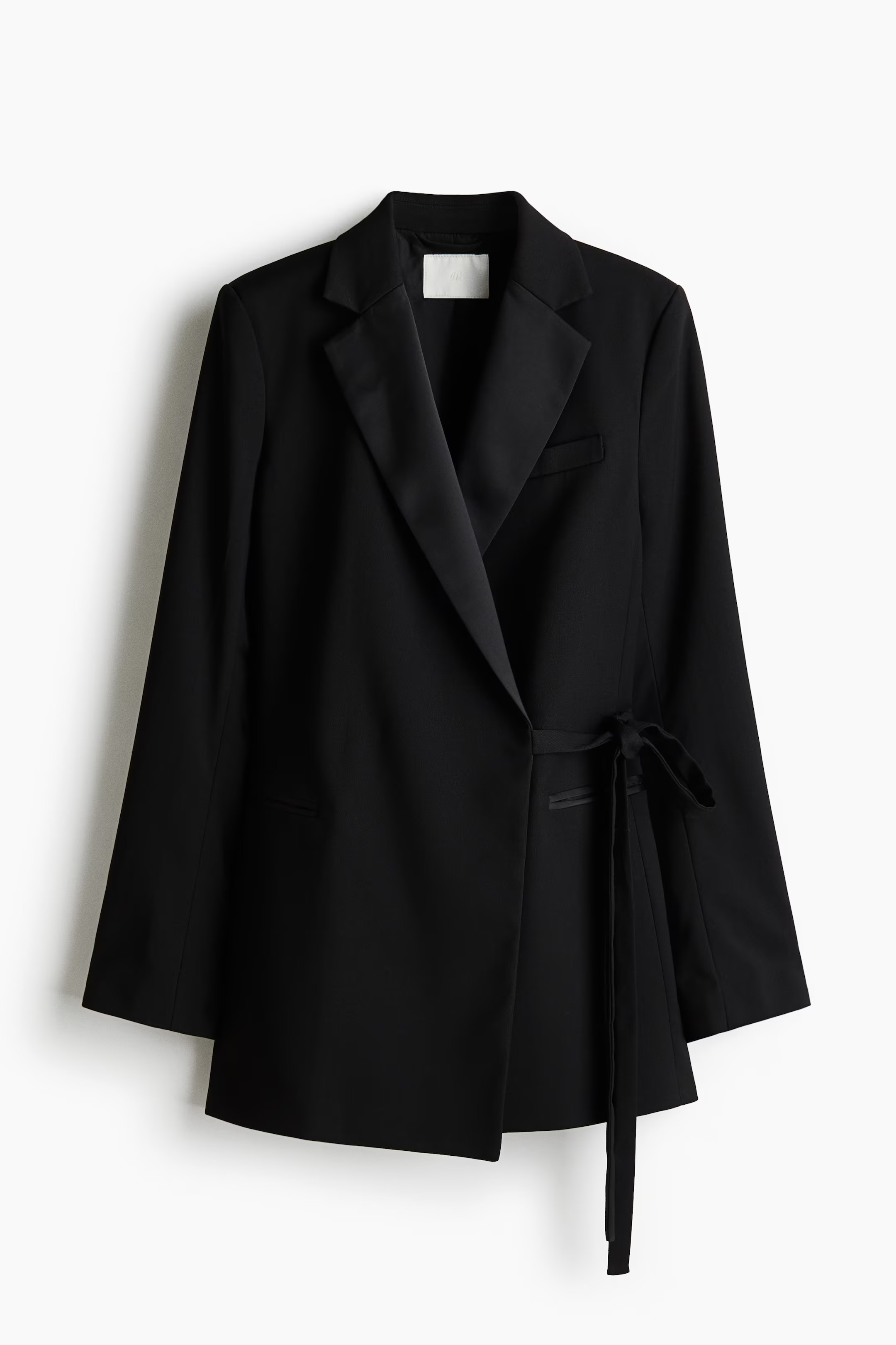 Tie-Detail Wrapover Jacket | H&M (US + CA)