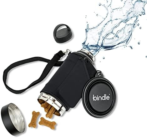 Pet Supplies : Bindle Puppy Pack Outdoor Dog Water Bottle with 12oz Collapsible Bowl, Insulated, ... | Amazon (US)