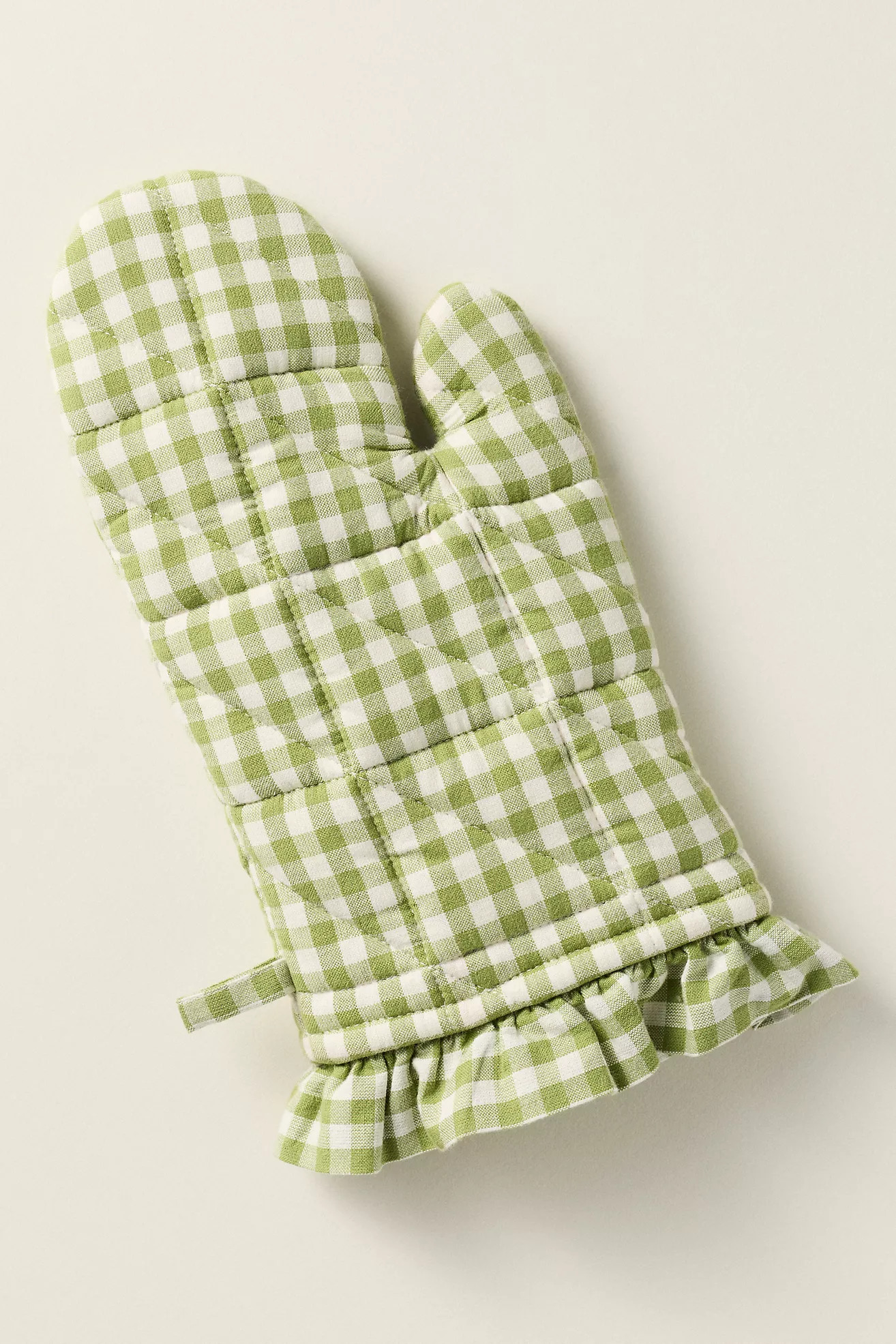 Brynn Gingham Oven Mitt | Anthropologie (US)