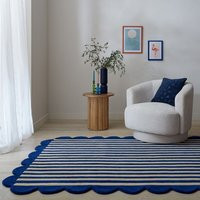 Milo Scallop Wool Rug | Dunelm (migrated)