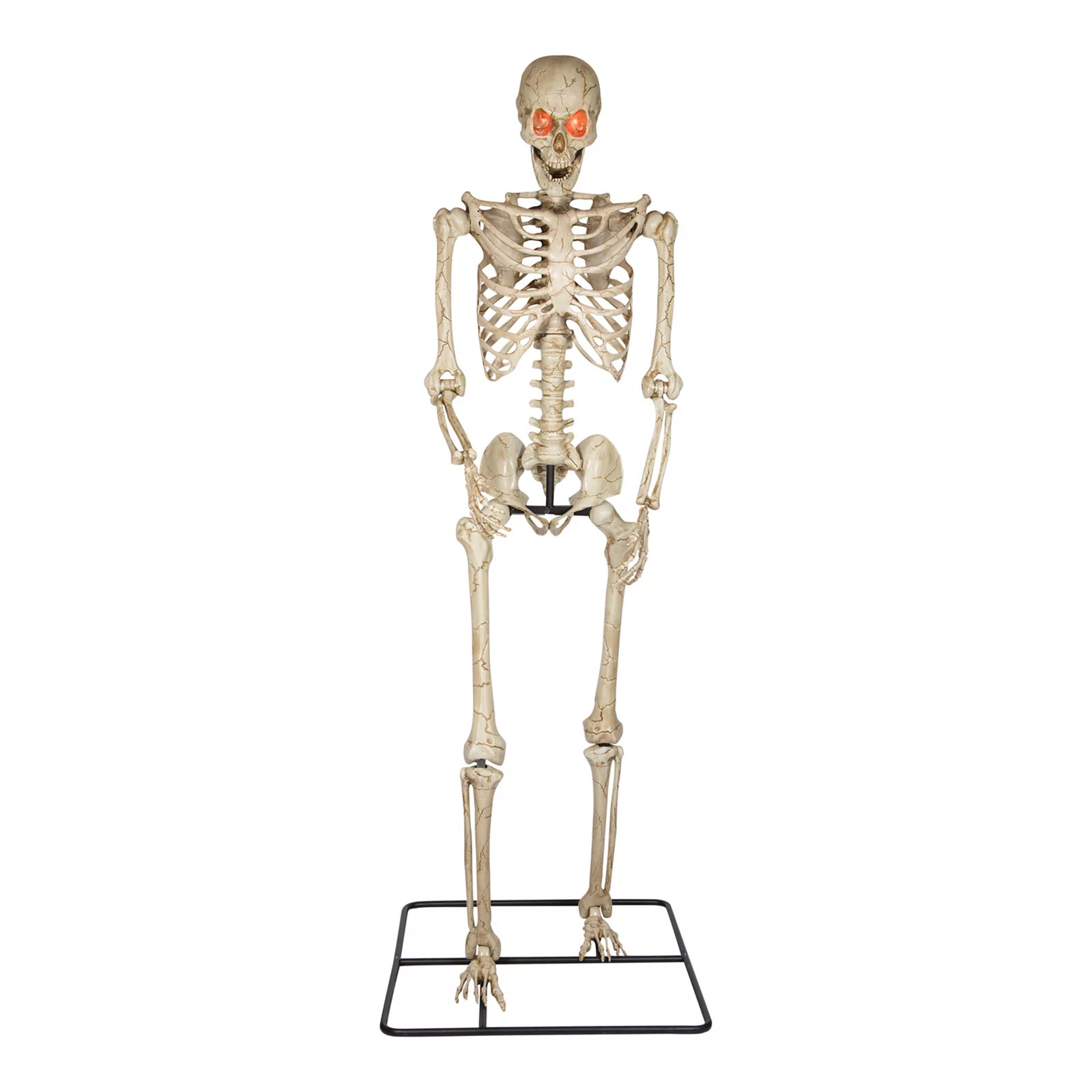 Gemmy 10-ft. Poseable Skeleton with Lighted Red Eyes, Multi | Kohl's