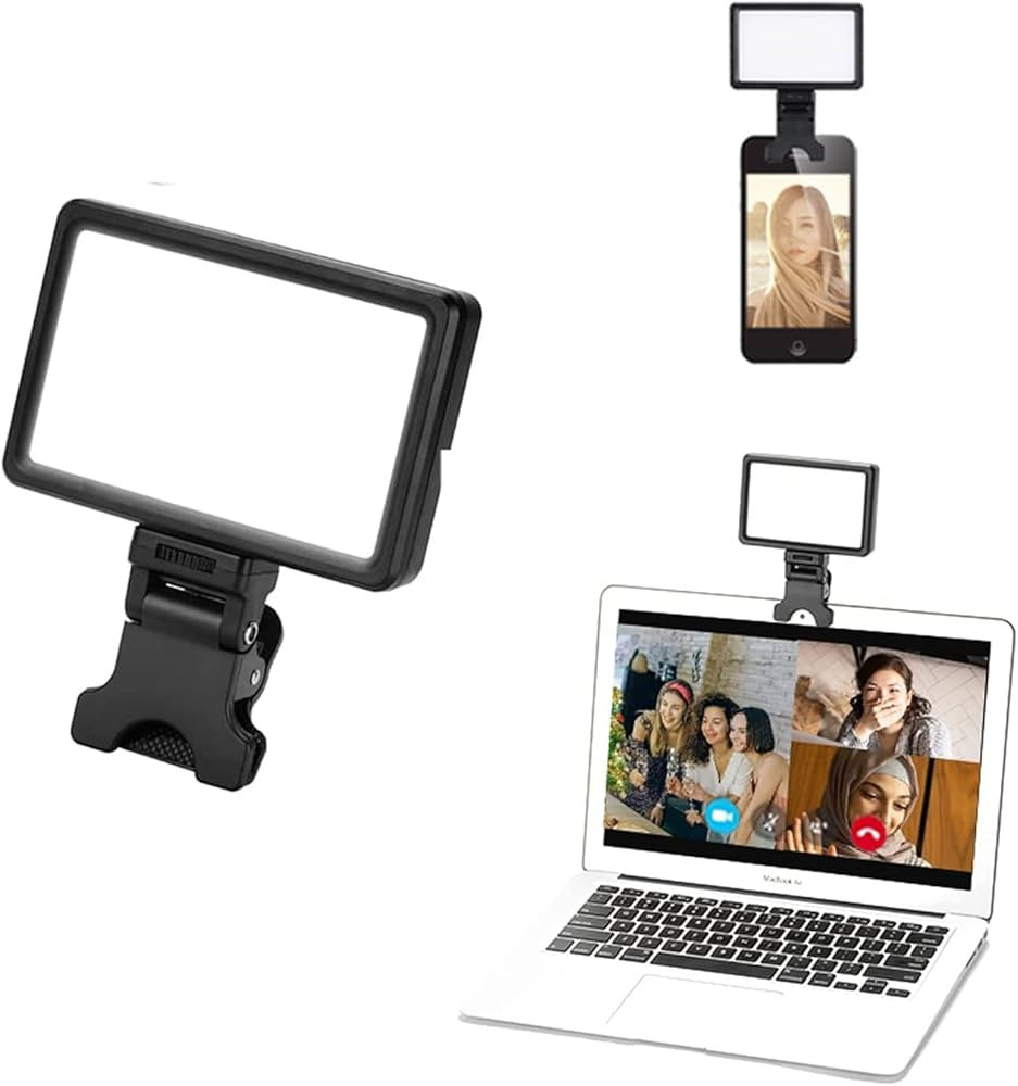 King Ma Video Conferencing Lighting, LED Video Clip Light Portable Photography Lighting Streaming... | Amazon (US)