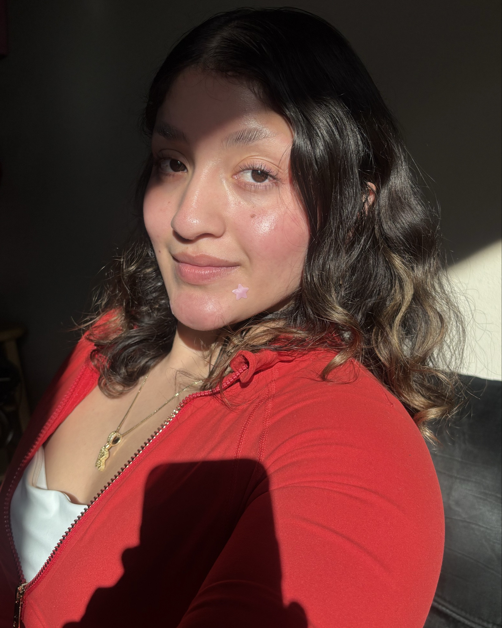 Cozy outfit to do my online work at home ❤️ 

Size medium matching set, perfect shade of red to celebrate valentines, blue light glasses to help with staring at a screen for so long, and my everyday jewelry to make me feel like that girl! ✨ 

#LTKootd #LTKValentine #LTKMidsize