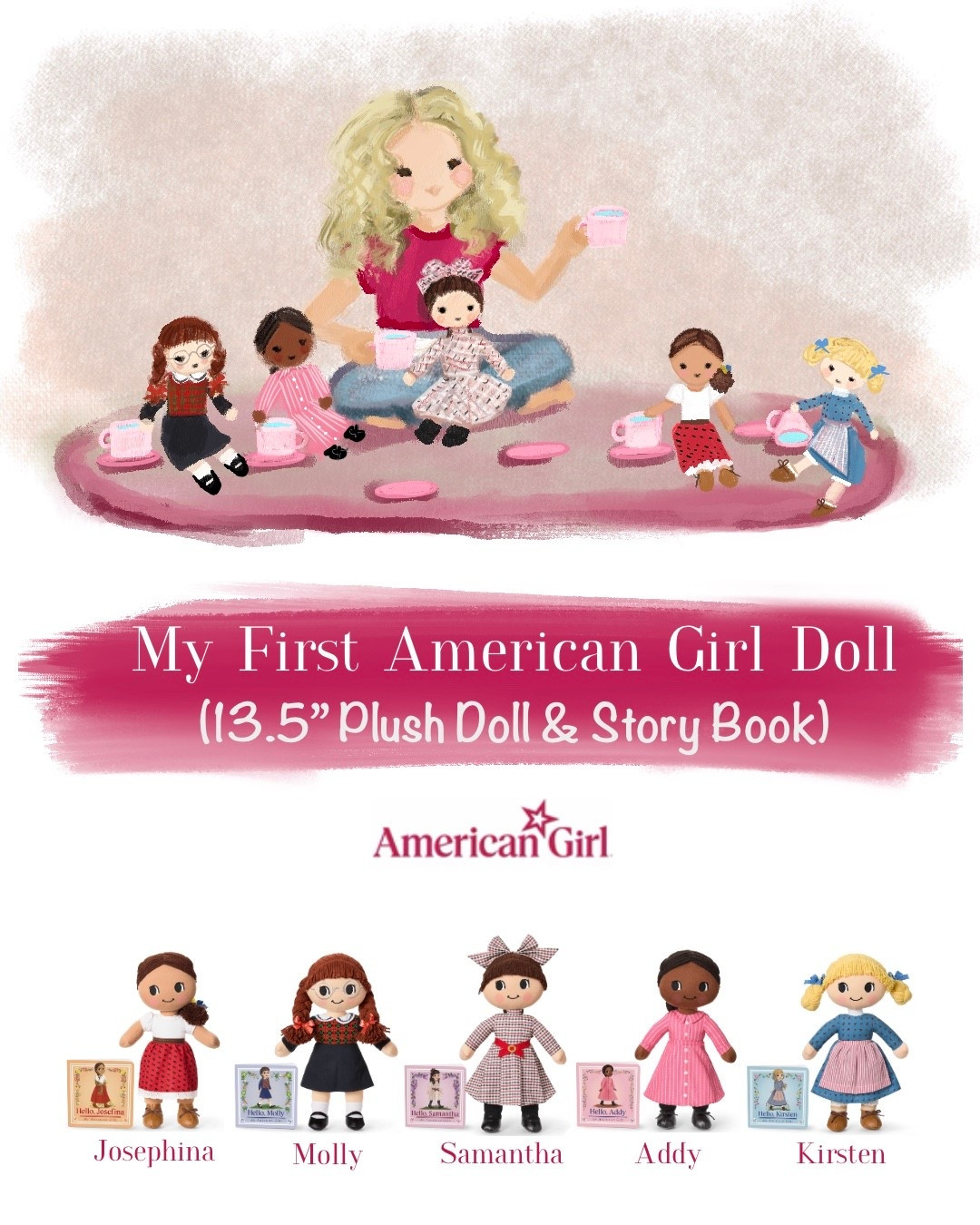 My First American Girl Doll 13.5” Plush Doll & Story Board Book! 

#LTKstorytime #LTKmomlife #LTKKids