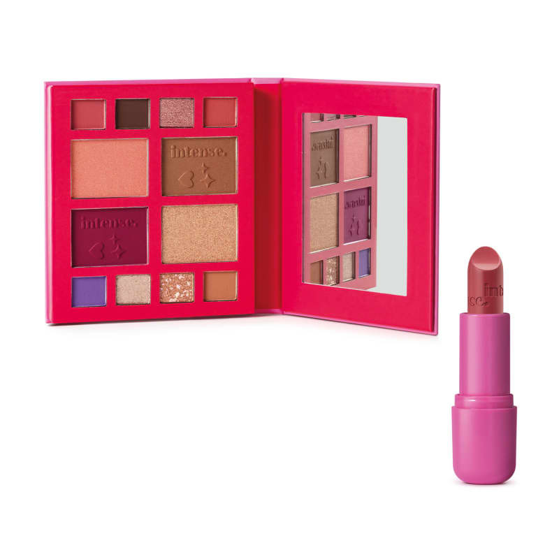 Combo Arraso Intense: Palette Multifuncional 15,6g + Batom Rosa Eu sou mais Eu 3,6g | oBoticario (BR)