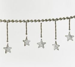 Silver Star Garland | Pottery Barn (US)